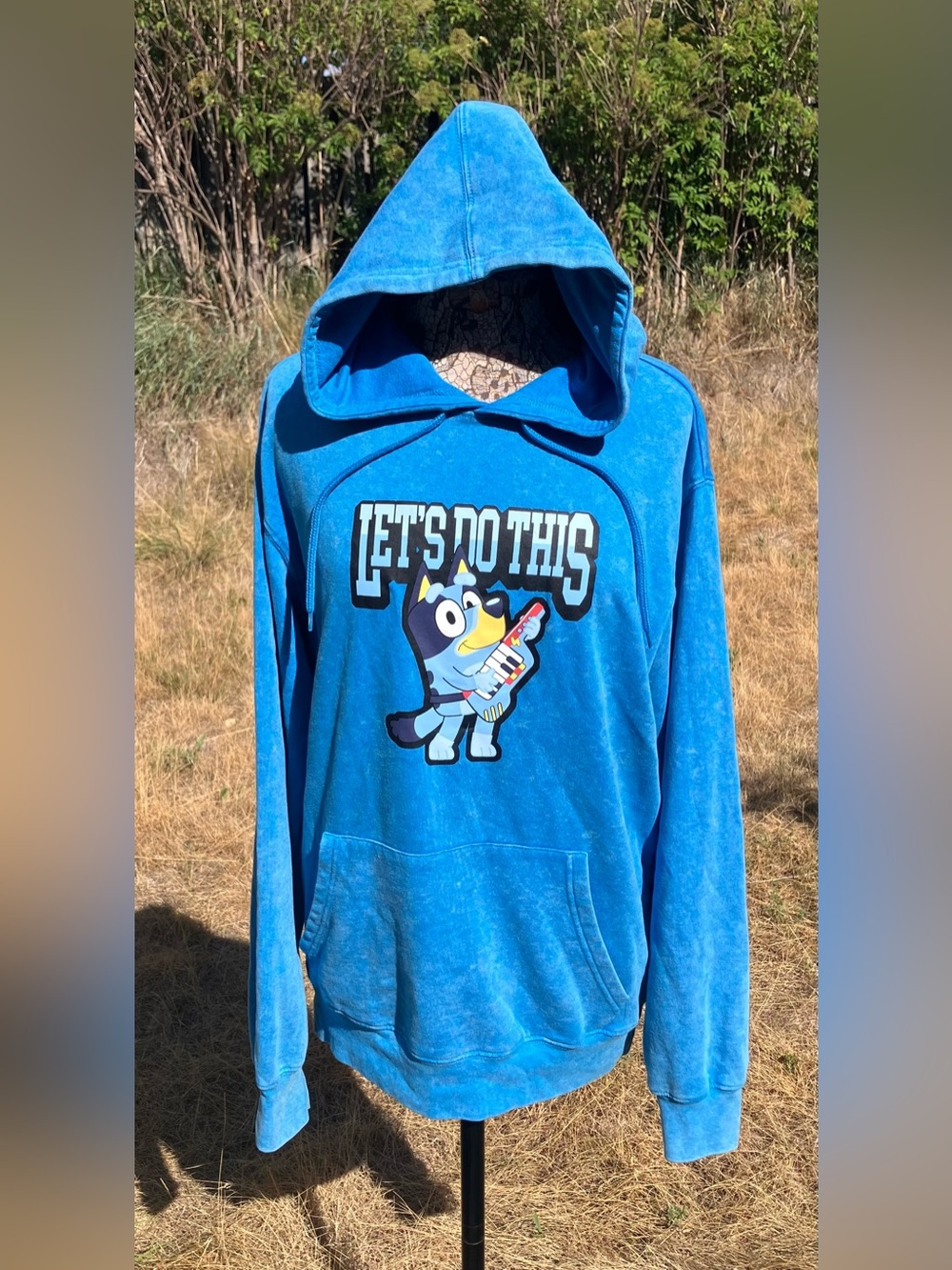 Let's Do This Blue Hoodie Sweatshirt